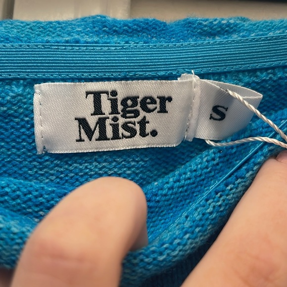 tigermist blue two piece skirt set. super flattering and comfy - Picture 4 of 4